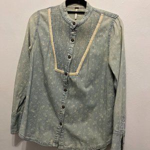 Free people denim shirt